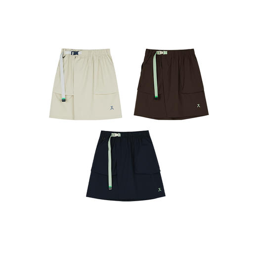 【出游季特惠】ACMEITEM爱棵米户外工装短裙可调节含内衬合体休闲裙子女士GAG2361009C 商品图4