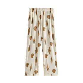 芬腾棉绸睡裤女款夏季薄款长裤冰丝薄款可外穿家居裤休闲空调裤子