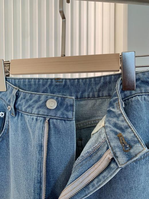 【高品质私服】【IC全棉牛仔阔腿长裤】阔腿设计时尚大气，修饰腿型N1290-CC【无标出货 介意慎拍】 商品图11