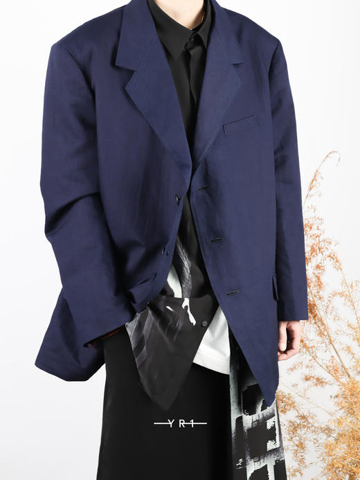 Yohji Yamamoto | 3Bs靛蓝西装 商品图0