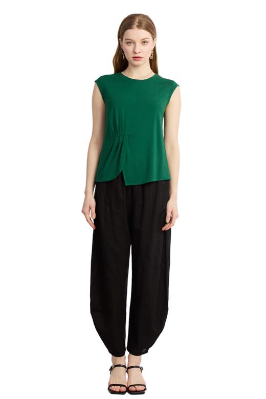 VIVIAN LIU薇薇安刘D2445005初秋女装新款时尚松紧腰显瘦休闲长裤 商品图5