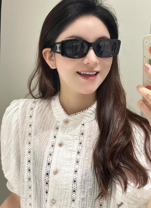 赛琳 2024新款 走秀海报款凯旋门粗框板材太阳眼镜墨镜（JH） 商品图4