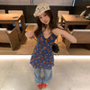 西遇碎花吊带连衣裙女夏季新款法式度假风修身v领收腰长裙SS150232/SS150233 商品缩略图2