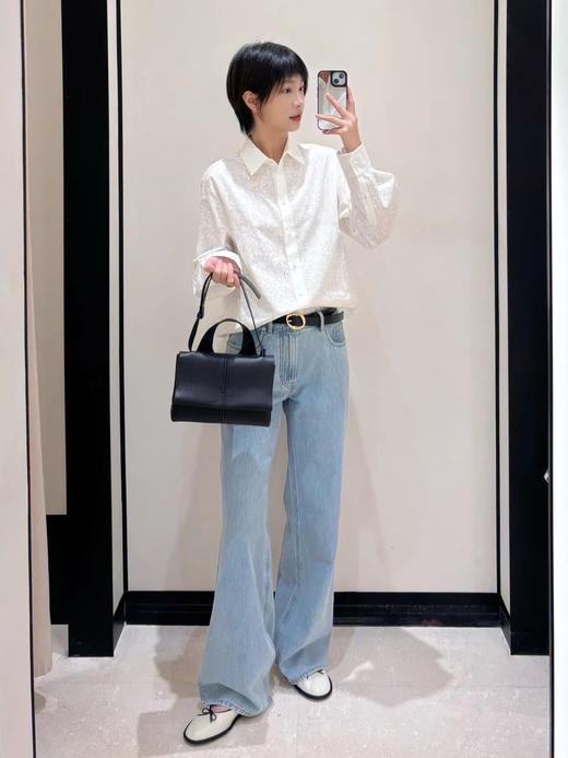 【高品质私服】【IC全棉牛仔阔腿长裤】阔腿设计时尚大气，修饰腿型N1290-CC【无标出货 介意慎拍】 商品图6