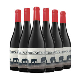 智利进口法比纳古堡神像干红葡萄酒750ml*6瓶