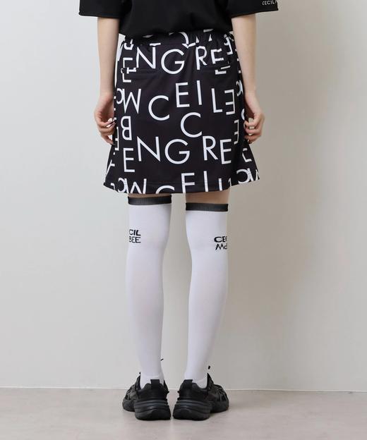CECIL MCBEE 高尔夫 女士 夏季新款通体大ogo字母印花短裙 商品图12