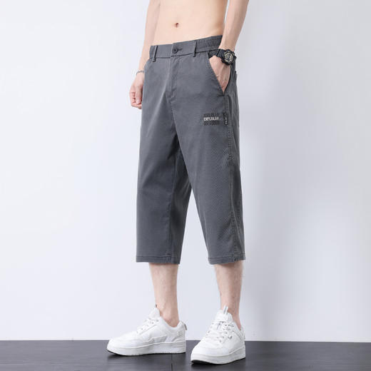 红览 莱赛尔夏季薄款七分休闲裤男士裤 商品图7