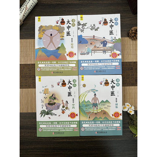 漫画大中医（藏象+中药+经络+方剂）全4册 商品图2