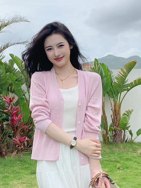 【百图lulu定制】【云朵开衫】凉感天丝 柔软细腻 轻薄针织开衫 防晒衫