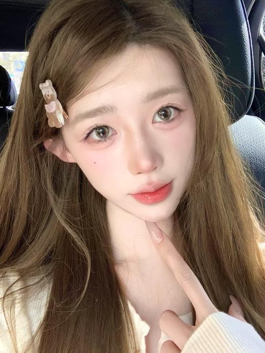 【中直径半年抛】LOVEIIKIRA-心心 棕-14.2mm【半年抛 0-1000度 含有525/575】 商品图2