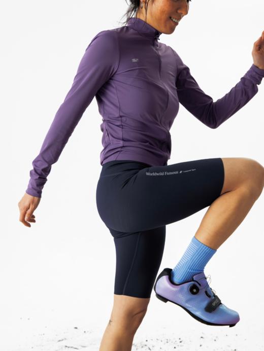 CryingCenter运动五分高腰提臀彩条撞色骑行裤健身瑜伽裤哭喊中心 商品图3