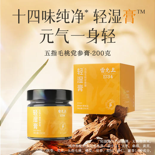 【轻湿膏】雷允上五指毛桃党参膏200g/瓶 商品图0