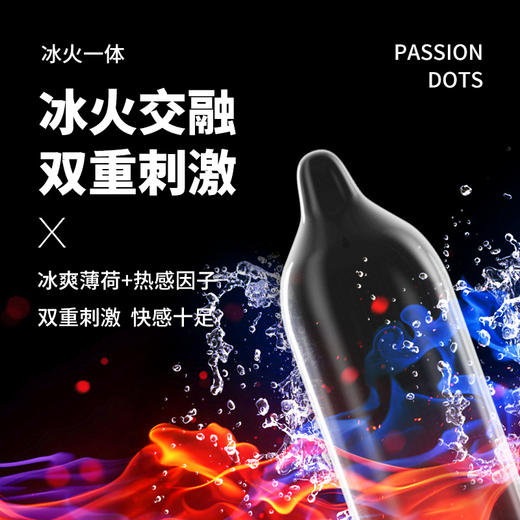 第六感避孕套超薄冰火三合一18只 螺纹大颗粒安全套女用 情趣狼牙套男用 商品图5