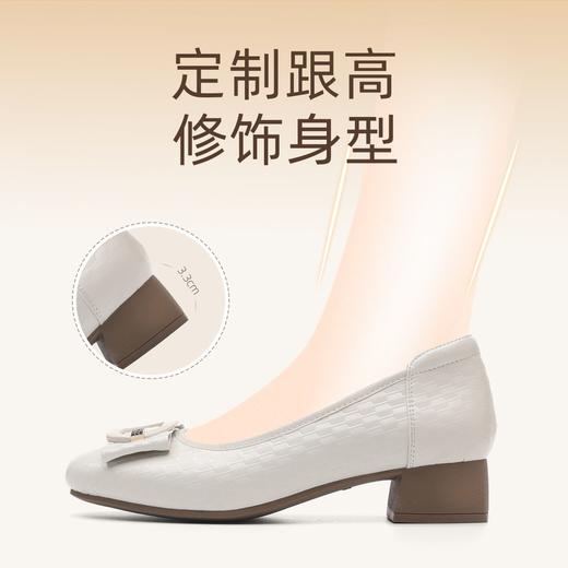 信诺舒适单鞋女2025新款女鞋真皮软底中年女士皮鞋通勤气质妈妈鞋5C5009-26 商品图2