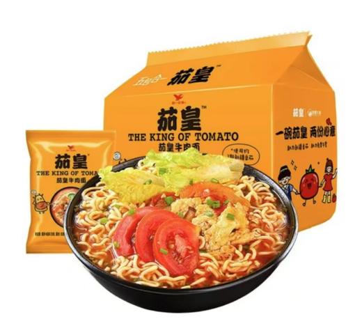 统一五连包茄皇番茄牛肉面126g  5*6 商品图0