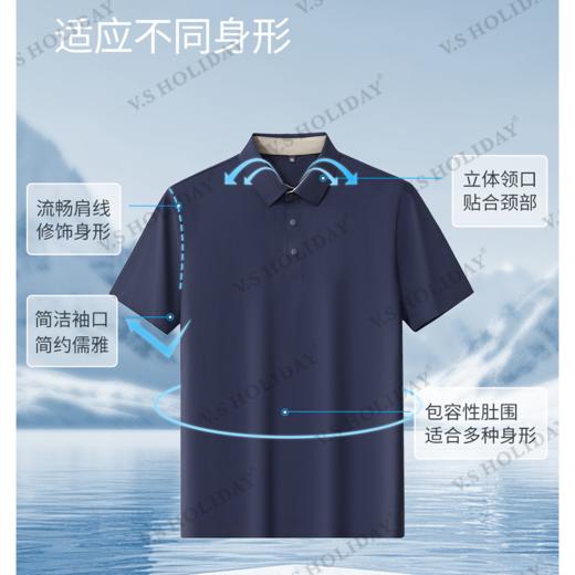 【爆冰玉米格】夏季男士薄款透气休闲时尚POLO衫/214 商品图2