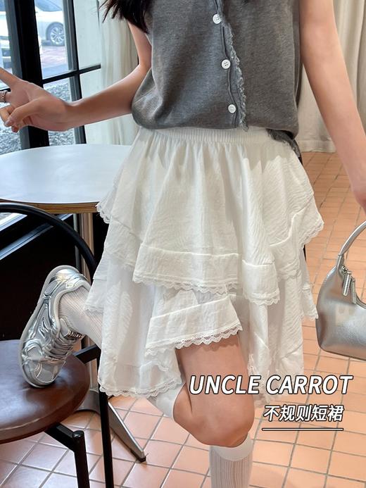 【YW】无忧购韩系辣妹不规则蕾丝花边半身裙LB-52015(截单后7天发货) 商品图0