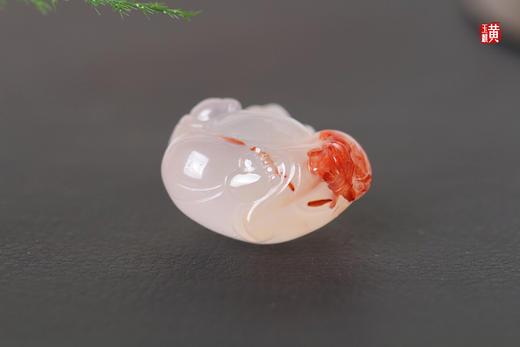 【福星高照】南红冰飘弥勒佛吊坠，配精美挂绳 商品图3