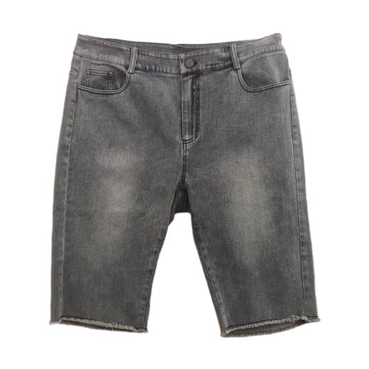 VIVIAN LIU薇薇安刘R2445012初秋女装新款斜插兜前拉链系扣五分裤 商品图4