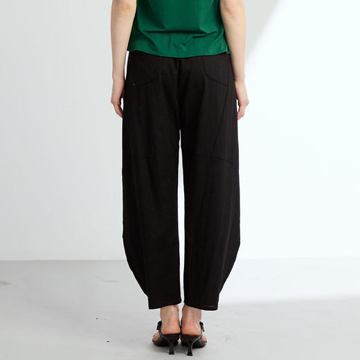 VIVIAN LIU薇薇安刘D2445005初秋女装新款时尚松紧腰显瘦休闲长裤 商品图1