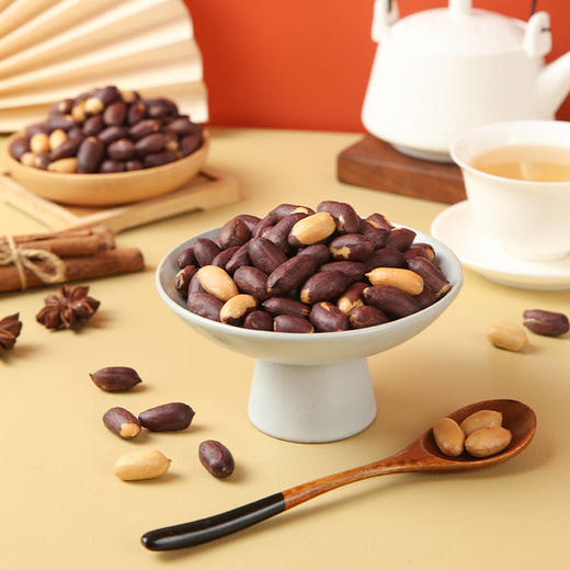 【MDL】麦臻选富硒黑花生（五香味）500g 商品图4