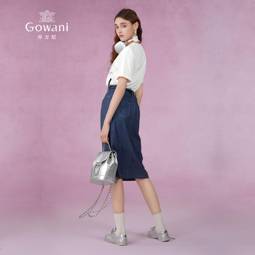 乔万尼夏季新品T恤舒适简约100%纯棉EM2C830 商品图4