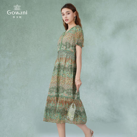 乔万尼真丝连衣裙100%桑蚕丝新款EM2E816 商品图2