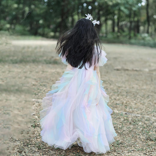 pureshare 女童连衣裙夏新款蓬蓬公主裙演出气质礼服——扶摇 商品图4