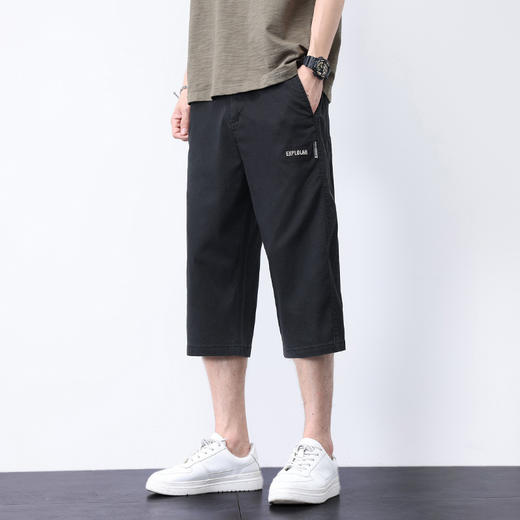 红览 莱赛尔夏季薄款七分休闲裤男士裤 商品图2