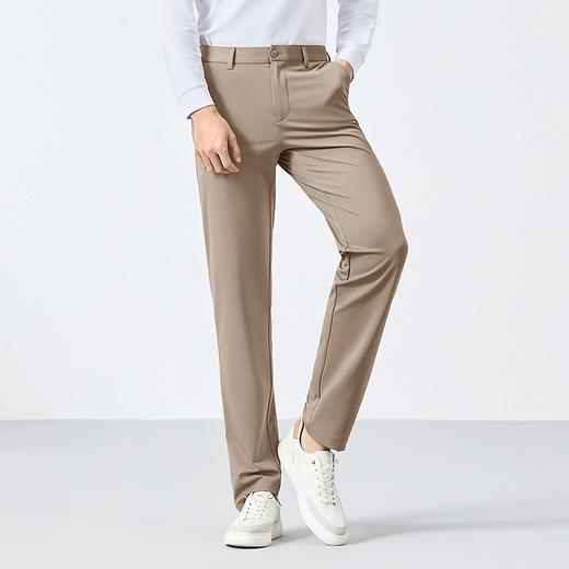 【高弹】柒牌男士休闲裤春季2025新款含桑蚕丝商务通勤修身直筒裤128H71740 商品图2