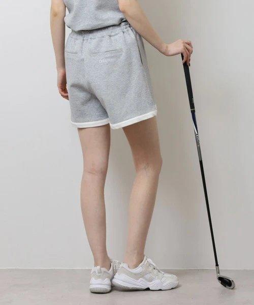 CECIL McBEE green 高尔夫女士 印花logo抽绳短裤 宽松舒适简约百撘 商品图5