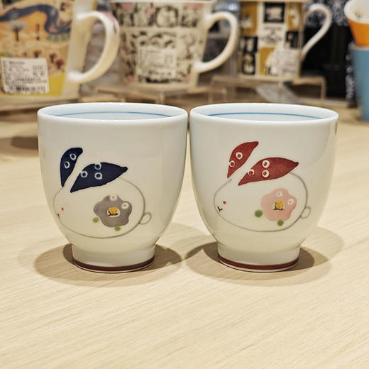 【旬彩 】日本有田烧卡通对杯 商品图0