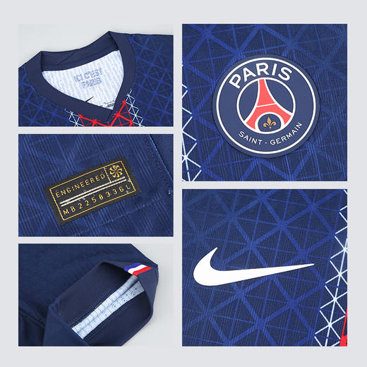 小李子耐克25-26赛季巴黎圣日尔曼主场球员版球衣男HJ4547-411 商品图3