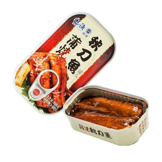 辽渔远洋100g蒲烧秋刀鱼罐头 商品图0