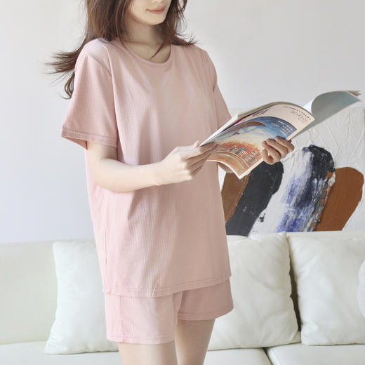 严选 | 朵彩 轻奢风速干家居套装 7A抗菌家居服 男女同款 商品图2