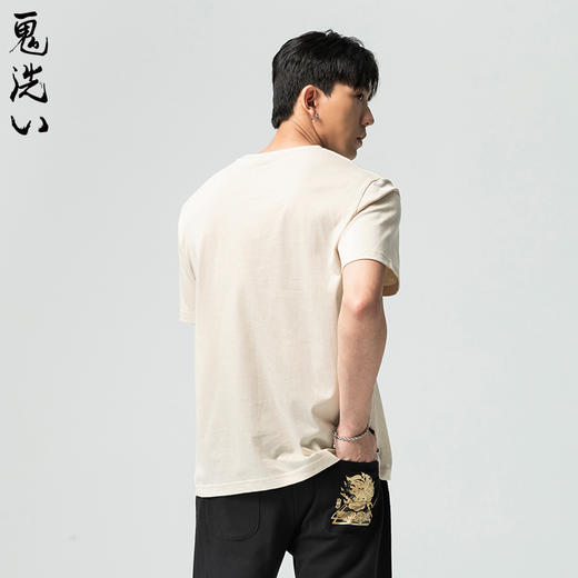 ONIARAI/鬼洗25春夏新品创世圣甲虫荷鲁斯之眼短袖T恤男 J850197 商品图2