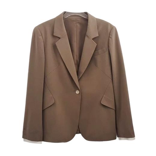 VIVIAN LIU薇薇安刘V2513105梅春女装新款翻领可拆卸袖口西装外套 商品图4