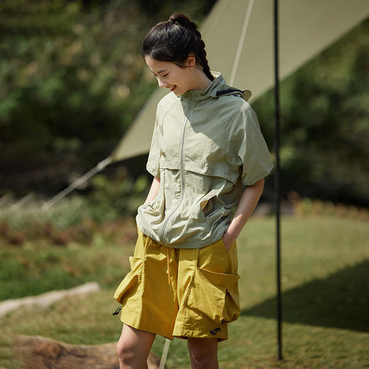 雀说山系冰感防晒衣男女同款UPF50+防紫外线防水可拆卸袖子情侣防晒服AL94555 商品图3