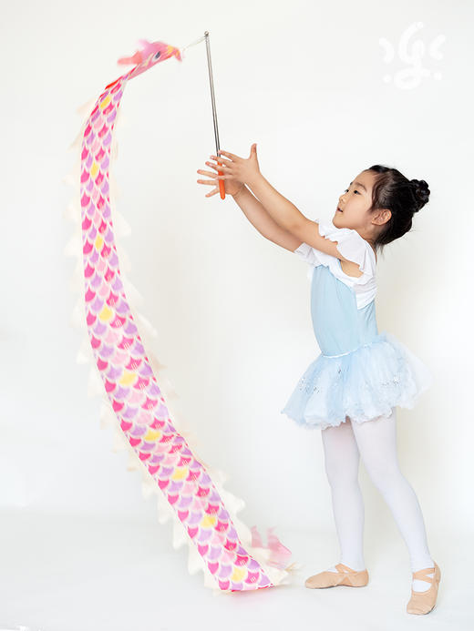 古古楽gugu新款国风彩带龙甩甩龙 | 原创设计、简易手工、多种舞动玩法【HZ】 商品图1