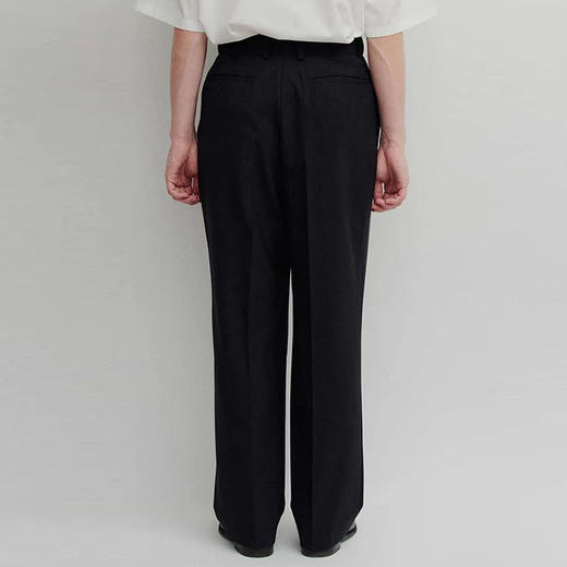 DIGAWEL In tuck Pants 羊毛尼龙混纺耐磨性休闲裤 商品图2