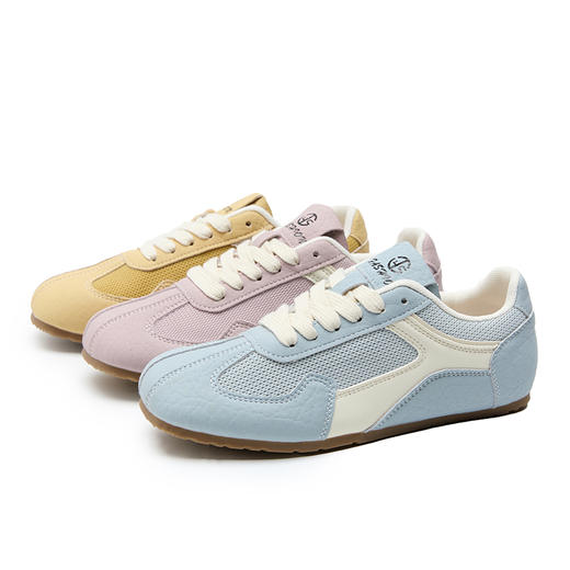 西遇平底德训鞋女新款春夏百搭彩色轻便运动休闲鞋低帮板鞋V0556544 商品图4