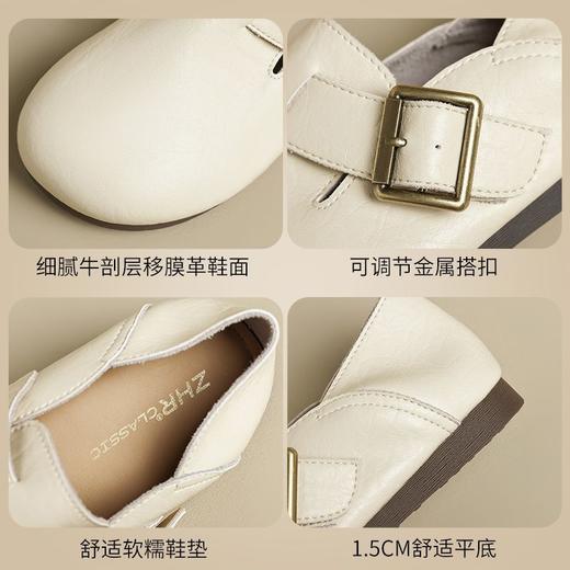 ZHR则则真皮勃肯鞋女2025春季一鞋两穿休闲女鞋超软轻便包头拖鞋 商品图5