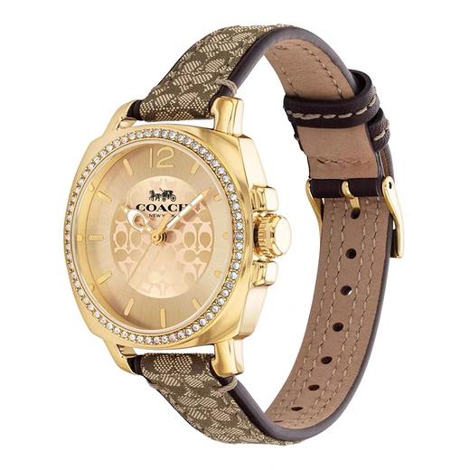 【品牌授权】COACH蔻驰蛇年限定腕表 【2年质保】鸿运蛇  富贵蛇 老花镶钻 礼盒 商品图1