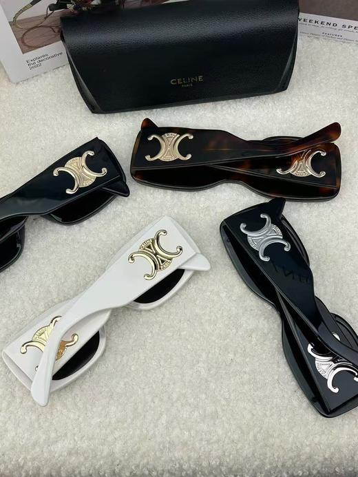 赛琳 2024新款 走秀海报款凯旋门粗框板材太阳眼镜墨镜（JH） 商品图2