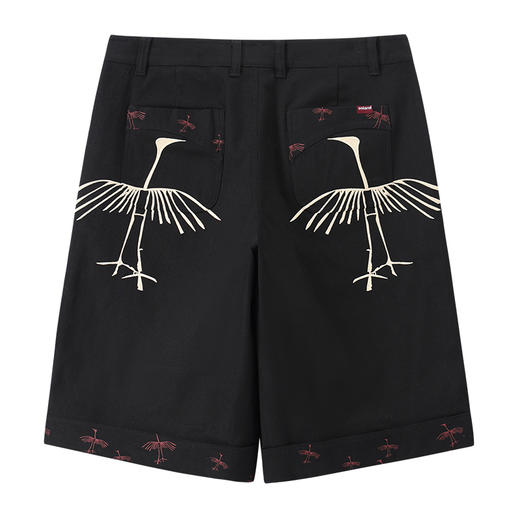 ONIARAI/鬼洗 石化古乌符号印花七分裤 24A0543 商品图7