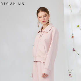VIVIAN LIU薇薇安刘D2517303梅春女装新款时尚长袖立领运动外套