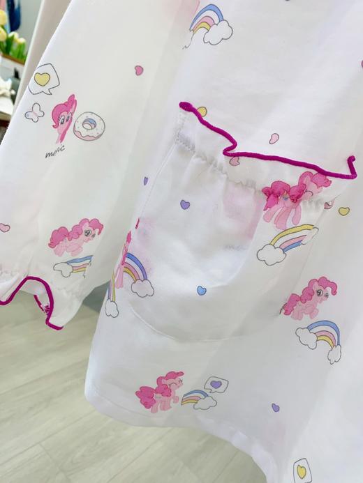 松植屋女士小马宝莉亲子款纯棉纱布长袖睡衣套装女款双层纱家居服 商品图10