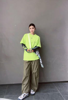 【有货 拍下改价】JNBY 江南布衣可爱线条猫咪 圆领短袖T恤