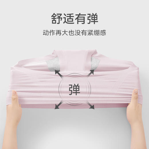 【女士生理裤3条】米乐鱼女士7A抑菌高腰防漏透气生理裤3条装 商品图3