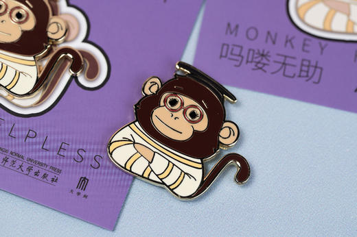 【新款现货】学术吗喽系列磁吸徽章 阅见文创 周边  大学问 广西师范大学出版社 商品图5